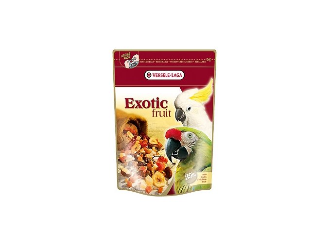 Exotic Fruit - zmes ovocia, obilovín a semien pre veľké papagáje