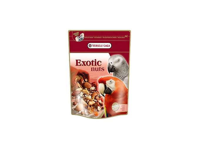 Exotic Nuts - zmes orechov, ovocia, obilovín a semien pre veľké papagáje 750g