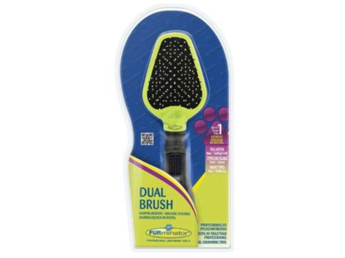 FURminator kefa Dual Brush pre psov 1ks