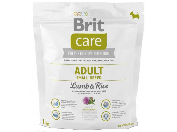 Brit Care Dog Adult Small Breed Lamb & Rice 1kg