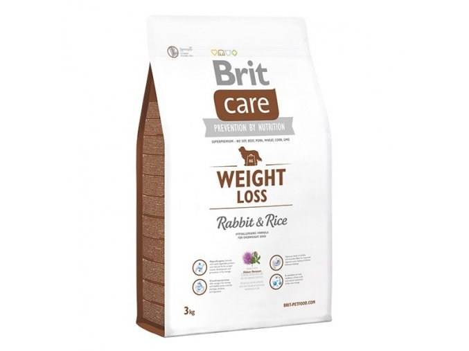 Brit Care Dog Weight Loss Rabbit & Rice 3kg