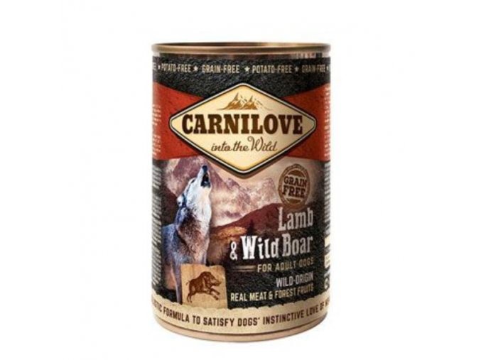 Carnilove Wild Meat Lamb & Wild Boar 400g