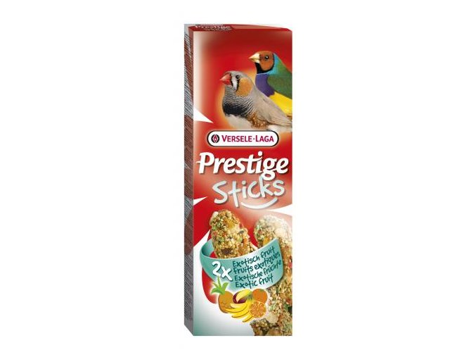 Prestige Sticks Finches Exotic fruit - 2 tyčinky pre drobné exoty s ovocím 60g