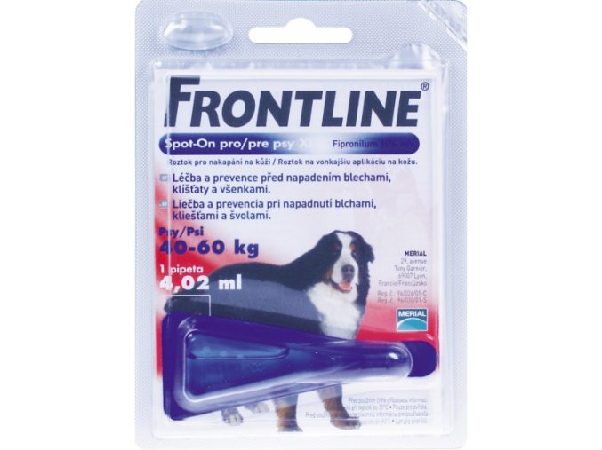 Frontline Spot-On Dog XL sol 1x4,02ml MONO - červený