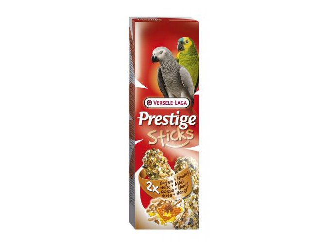 Prestige Sticks Parrots Nuts & honey - 2 tyčinky pre veľké papagáje s medom a orechami 140g