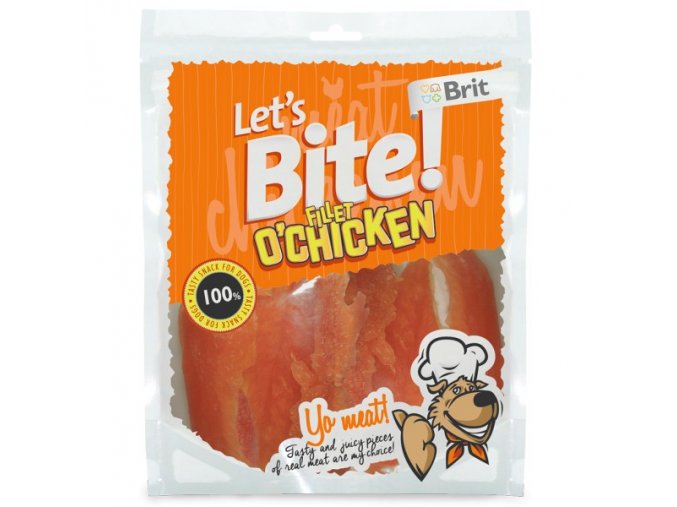 Brit pochúťka Let's Bite Fillet o'Chicken 80g
