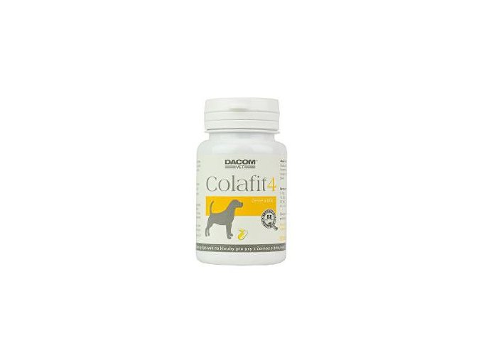 Colafit 4 na kĺby pre psov čiernych/bielych 50tbl