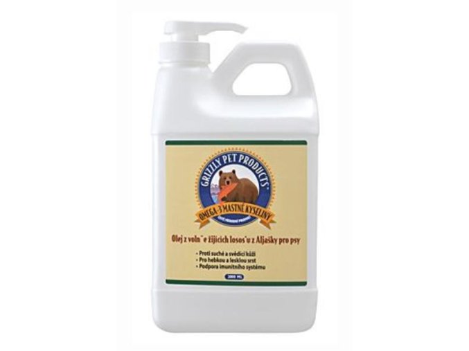Lososový olej Grizzly Wild Salmon 2000ml