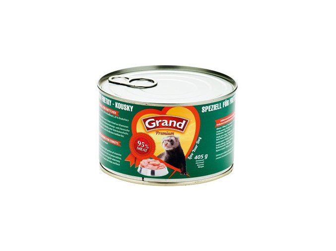 GRAND konzerva pre fretky 405g