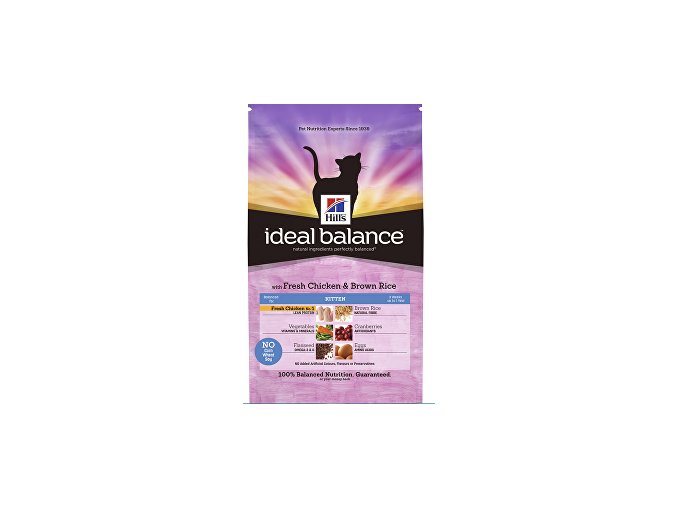 Hill 'Feline Ideal B. Kitten kura ryža 2kg