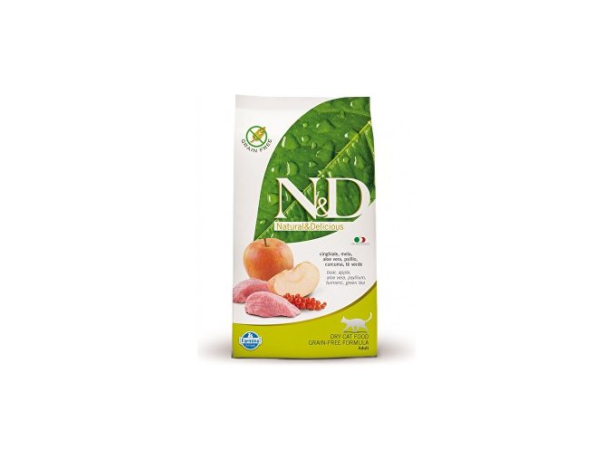 N&D Grain Free CAT Adult Boar & Apple 5kg