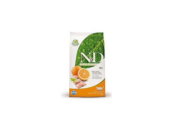 N&D Grain Free CAT Adult Fish & Orange 300g