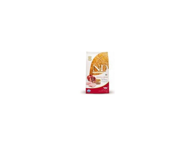 N&D Low Grain CAT Adult Chicken & Pomegranate 10kg