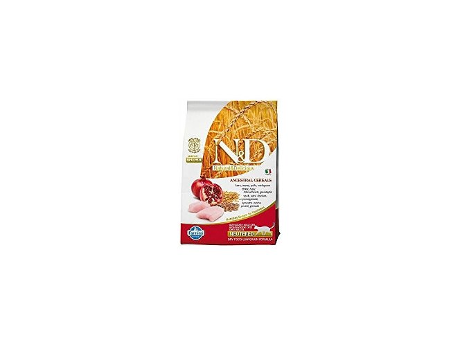 N & D Low Grain CAT Neutered Chicken & Pomegranate 5kg