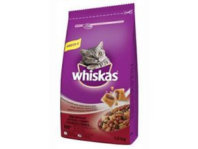 Whiskas Dry s hovädzím mäsom 1,5 kg