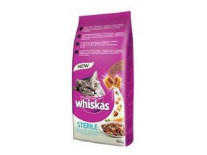 Whiskas Dry s kuracím mäsom - STERILE 14kg