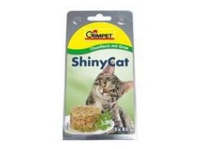 Gimpet konz. ShinyCat tuniak/mačacia tráva 2x70g