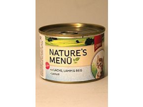 Schmusy Cat Nature Menu konc. Junior losos + jahňa 190g