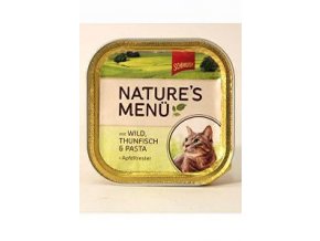 Schmusy Cat Nature Menu vanička zverina + tuniak 100g