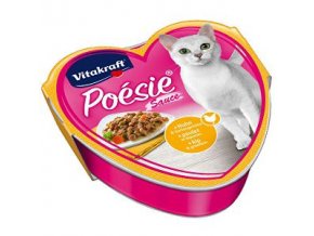 Vitakraft Cat poesie vanička šťava kurča a zel. 85g