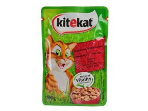 Kitekat kapsa hovädzie vo vlastnej šťave 100g