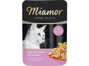 Miamor Cat Filet kapsa tuniak + paradajka v šťave 100g