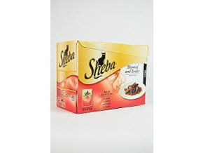 Sheba kapsa S&T mäsové menu 12pack