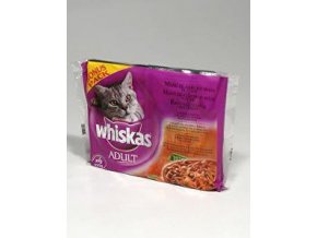 Whiskas kapsa Menu zo 4 druhov mäsa 4x100g