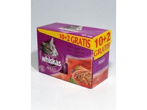 Whiskas kapsa Menu z tmav. mäsa 12x100g