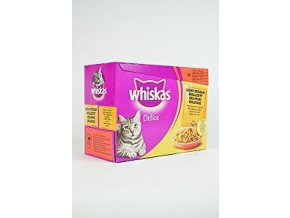 Whiskas kapsa Delice grilované mäso 12x85g