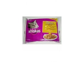 Whiskas kapsa Delice grilované mäso Bonus 4pack 85g