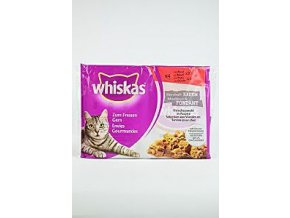 Whiskas kapsa Gusto tmavé mäso 4x85g