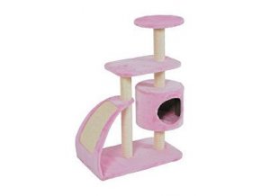 Škrabadlo WAVE cat tree L ružová 91cm Zolux