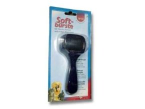 Kefa drevená s drôtikmi jemná pes / mačka 13,5 / 6cm TR