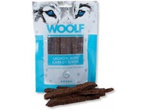WOOLF salmon with carrot strips 100g