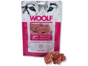 WOOLF small bone of duck and rice 100g