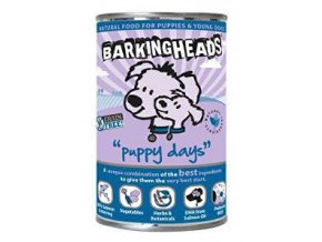 BARKING HEADS Puppy Days Salmon konz. 400g