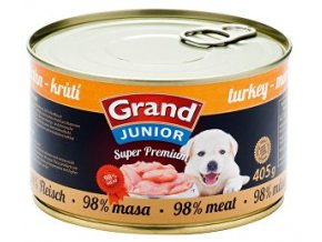 GRAND konz. Superpremium Junior morčacie 405g