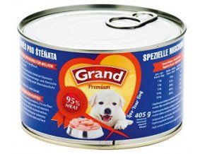 GRAND konzerva šteňa mäsová zmes 405g