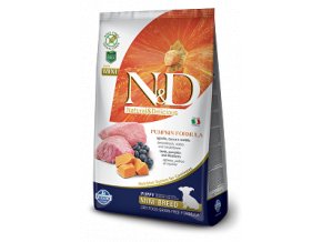 N&D GF DOG PUMPKIN Puppy Mini Lamb & Blueberry 2,5kg