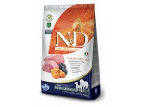 N&D GF Pumpkin DOG Adult M/L Lamb & Blueberry 2,5kg