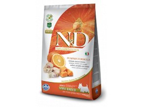 N&D GF Pumpkin DOG Adult Mini Codfish & Orange 2,5kg