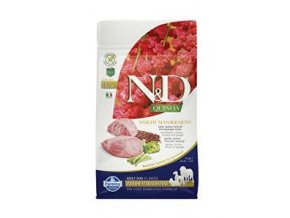 N&D GF Quinoa DOG Weight Mngmnt Lamb & Broccoli 800g