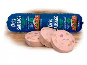 Brit Sausage Turkey & Pea 800g