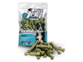 calibra joy dog classic dental bones 90g new