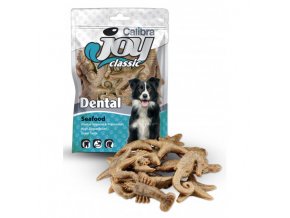 calibra joy dog classic dental sea food 70g new