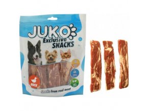 juko excl smarty snack duck codfish jerky 250g