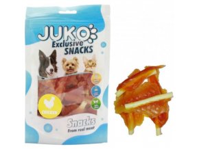 juko excl smarty snack soft mini chicken jerky 250g