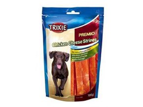 Trixie Premio CHICKEN CHEESE STRIPES so syrom 100g