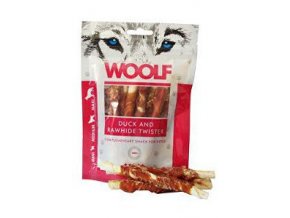 WOOLF Duck&Rawhide twister 100g